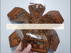 Flexible PCB Verwendung für Haarwachstum Hut Infrarot Physiotherapie Instrument FPCB Hersteller Schönheitsmaske PCB Flexible Leiterplatte