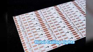 5050RGB LED-Streifenlicht-Hoteldeckendekoration