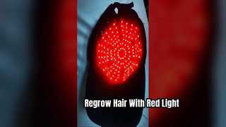 Roter LED-Haarwuchshelm für dickeres, volleres Haar
