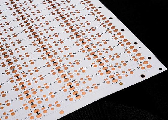 kaufen Flexible LED-Streifen-Leiterplatte 2835 LED 12V doppelseitige weiße Folie FPCB doppellagige Platine online manufacture