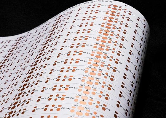 kaufen Doppelseitige weiße Folie 24V Flexible Leiterplatte FPCB für LED-Streifen-Anpassung online manufacture