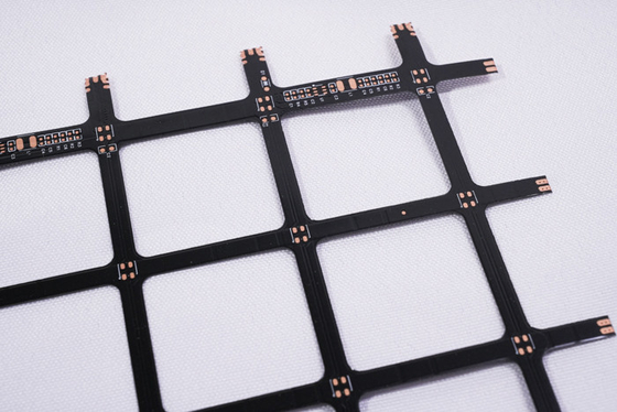 kaufen Drohnen-Display-SchaltflächeLED-Gitterschein FPCB 2835 RGB magische Farbe LED-Dispal FPC Gitter-Screnn FPCB Custom Elektronische Druckschaltfläche Goldplattiert Schwarzer Film Doppelseitiges FPC DIY online manufacture
