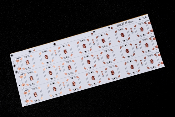 kaufen LED-Linsen FPCB mit Hotle-Schaltplatte LED 2835-Linsenplatte Doppelschichtplatte, doppelseitige Filmbeschichtung, Whiteboard, schwarzer Text, OSP-Antioxidans online manufacture