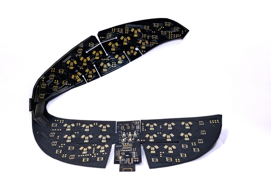 kaufen Kundenspezifischer medizinischer Schönheits-LED-Hals-Schutz FPC-Kabel Zubehör Polyimid-Basismaterial Flexible Leiterplatte online manufacture