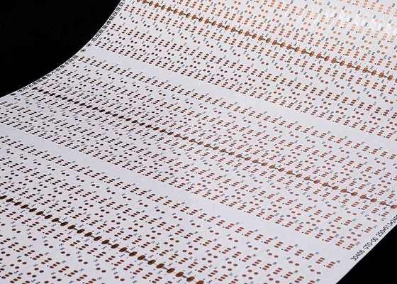 5050 Einfarbige LED-Band FPC Flexible Printed Circuit mit 5050-30LEDs/PCS-10*503-24V Doppelschichtplatte mit doppelseitigem weißen Film FPC UL E477885 Oberflächenverarbeitung