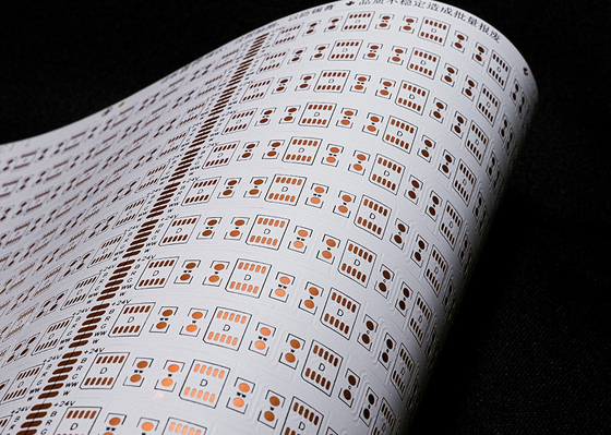 Flexible PCB-Board für LED 5050 RGBWW 30LED 24V Weißfilm FPC-Board