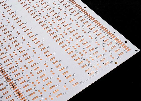 5050 RGB LED Streifen Flexible Leiterplatte Doppelseitig 24V Weißfolie Schwarzer Schriftzug OSP FPC