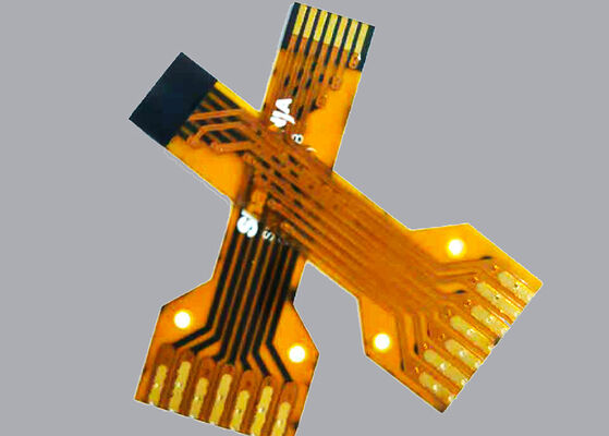 Doppellagige FPC-Flexible Leiterplatte mit 0,13 mm Dicke für anpassbare Roboter-Elektronikverbindungen